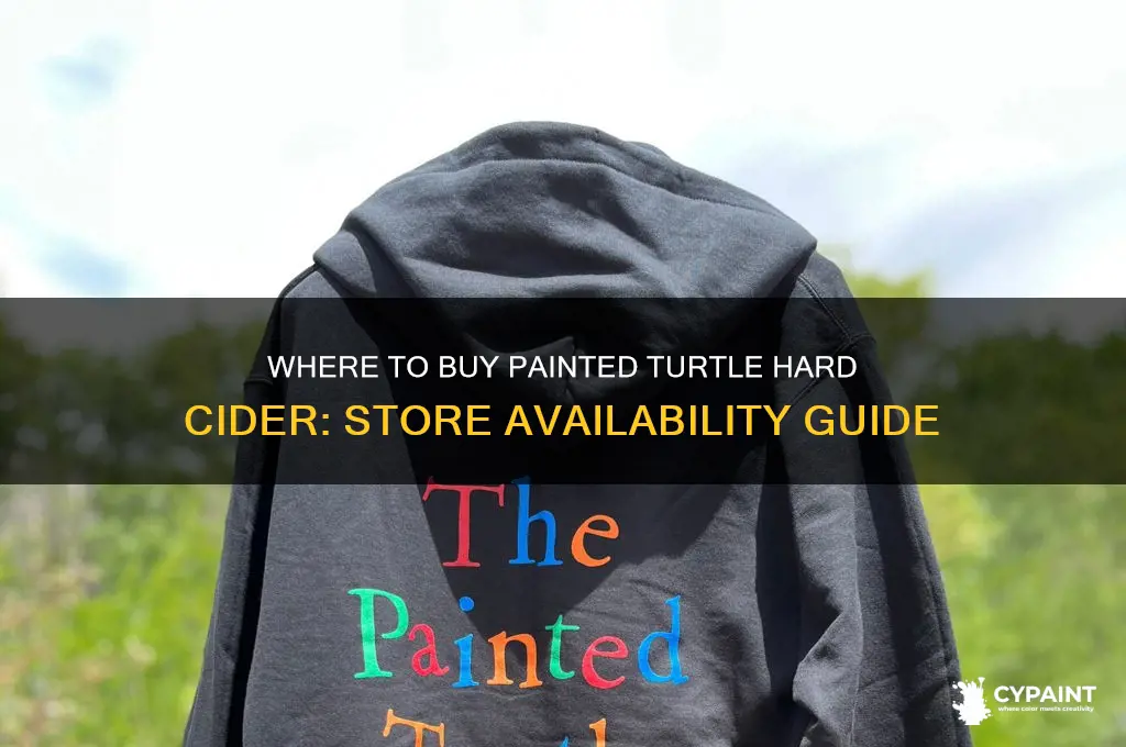 is painted turtle hard cider sold in stores