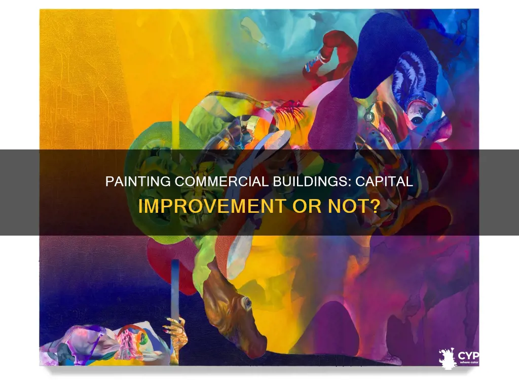 is painting a commercial building considered a capital improvement