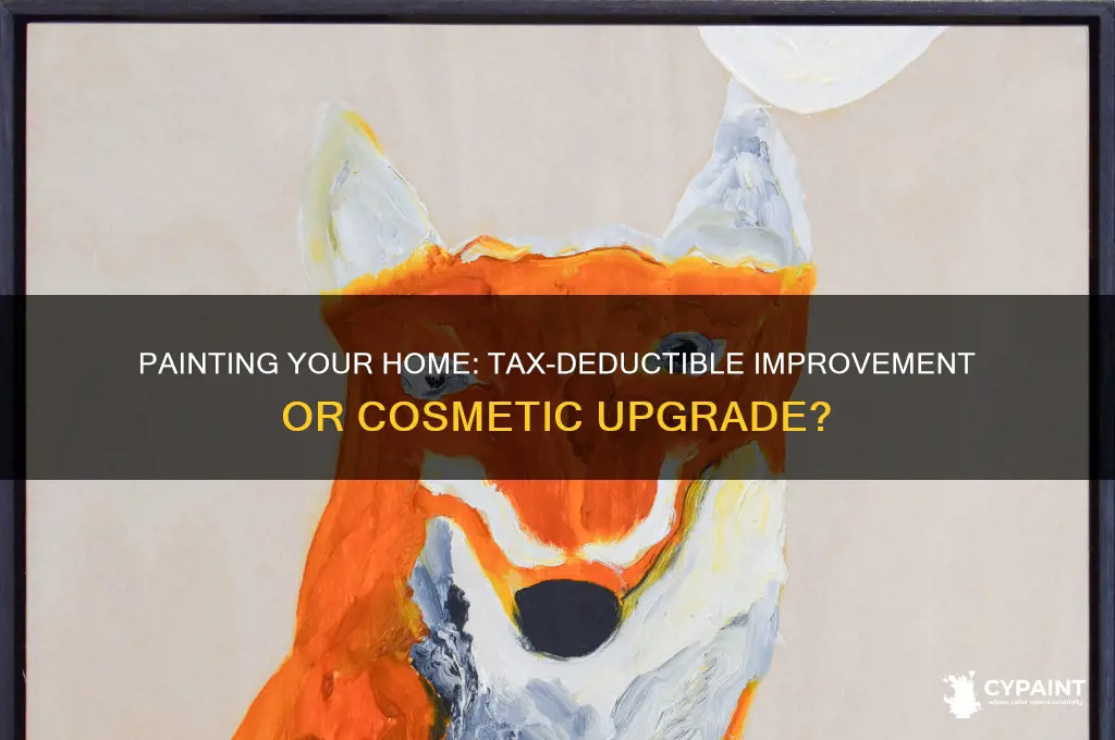 is painting a home improvement for tax purposes