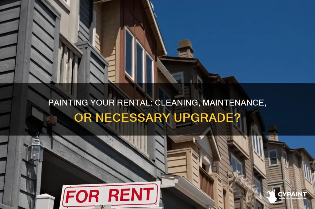 is painting a rental propert cleaning and maintenance
