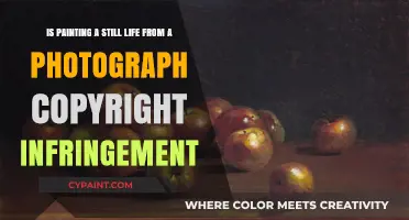Exploring Copyright Boundaries: Still Life Painting from Photographs