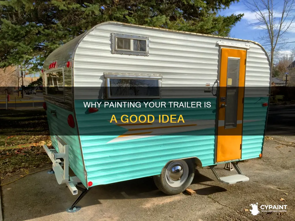 is painting a trailer normal in a trailer park