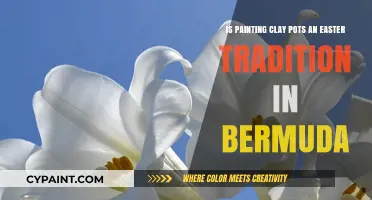 Bermuda's Easter Twist: Painting Clay Pots