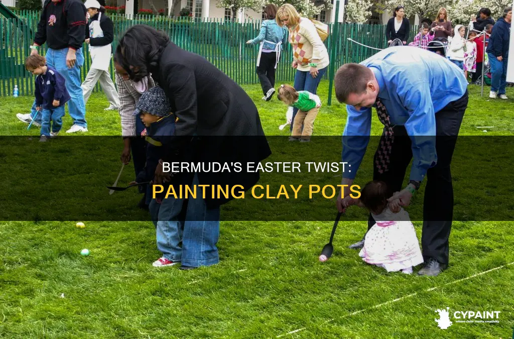 is painting clay pots an easter tradition in bermuda
