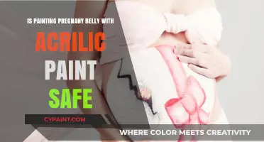 Is Acrylic Paint Safe for Painting Your Pregnant Belly?