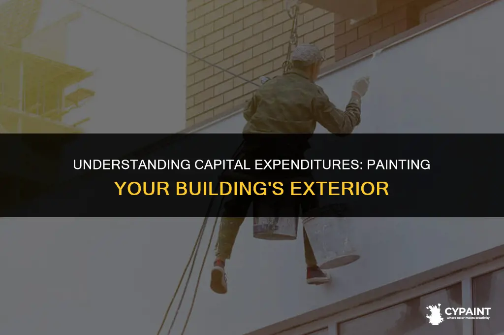 is painting the exterior of a building a capital expenditure