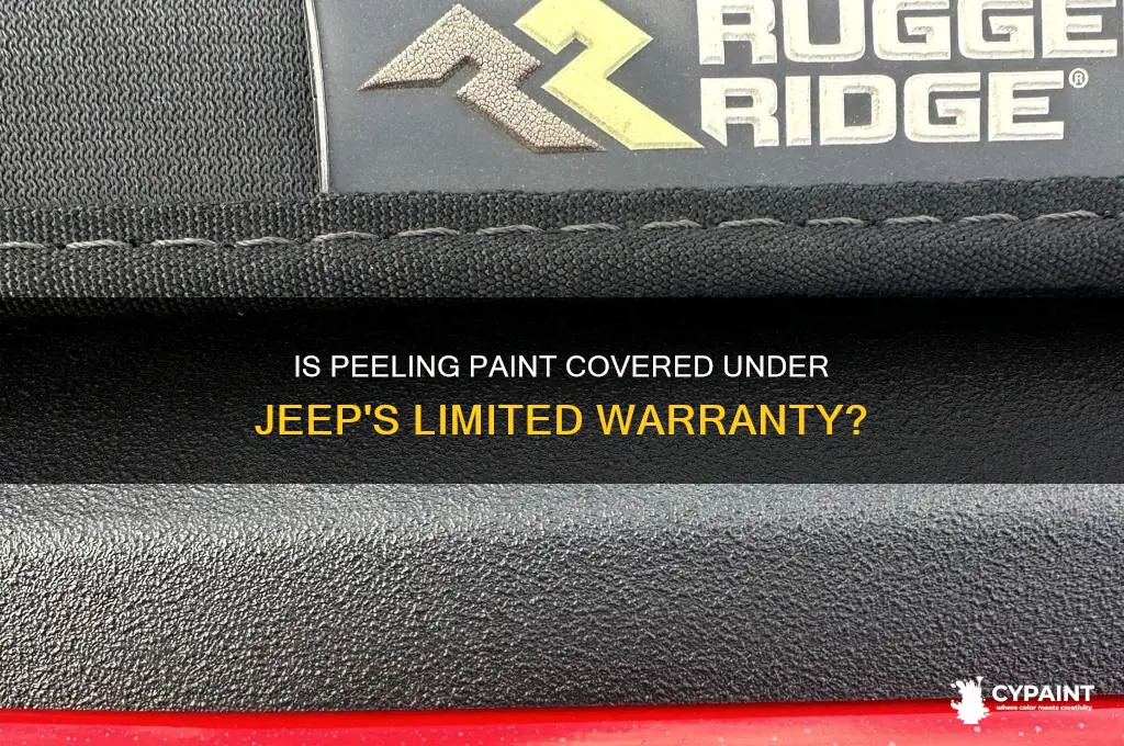 is peeling paint covered under limite warranty jeep