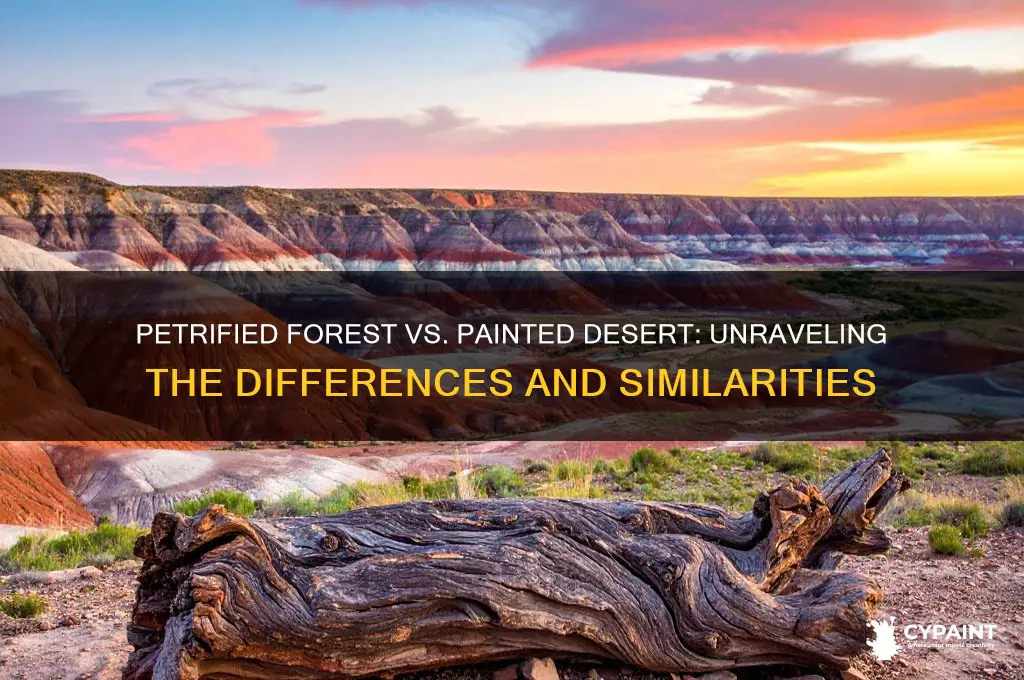 is petrified forest and painted desert the same