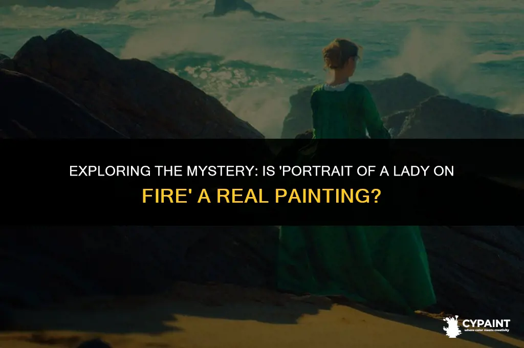 is portrait of a lady on fire a real painting