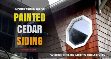 Power Washing Painted Cedar Siding: Risks and Best Practices