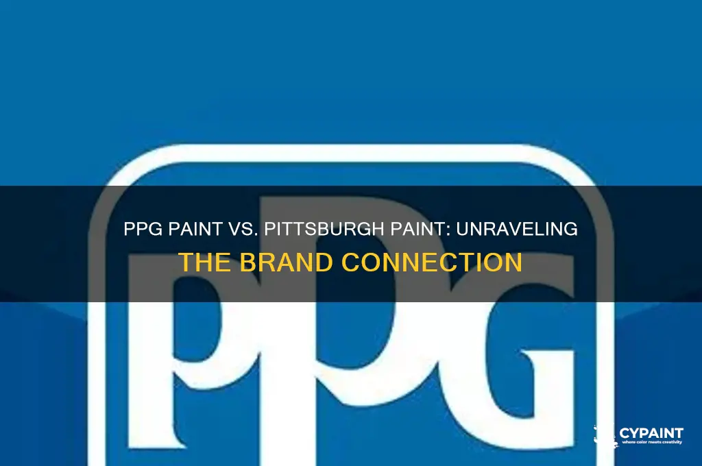is ppg paint the same as pittsburgh paint
