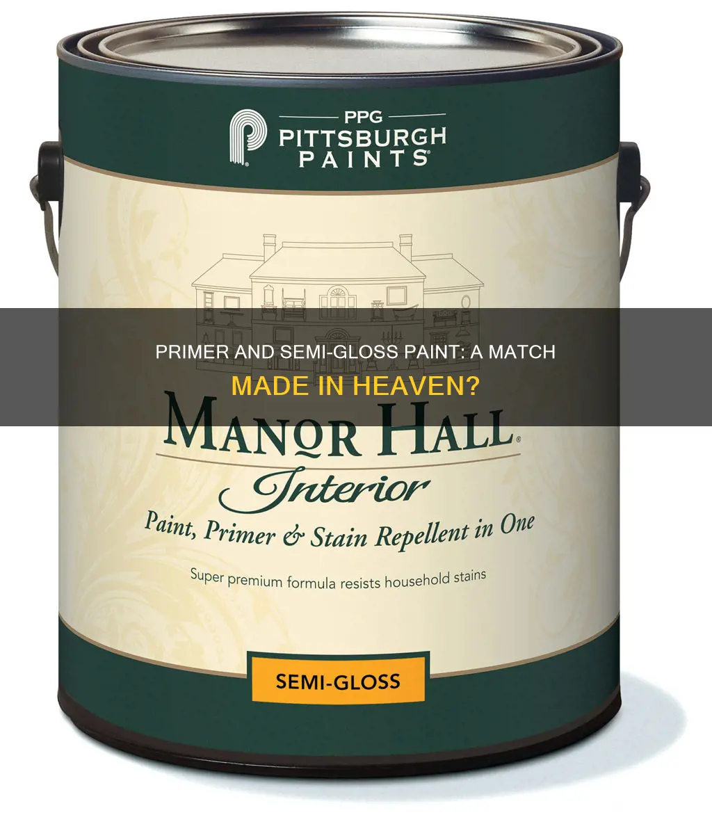 is primer required to paint over semi gloss paint