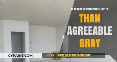 Revere Pewter vs. Agreeable Gray: Which Paint is Lighter?