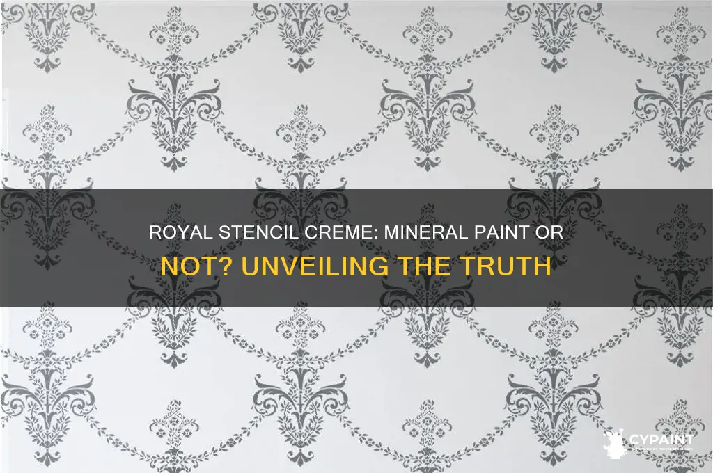is royal stencil creme a mineral paint a