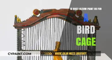 Rust-Oleum Paint: Safe for Bird Cages?