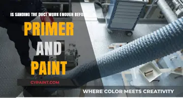 Prepping Ductwork: Is Sanding Alone Enough Before Primer and Paint?