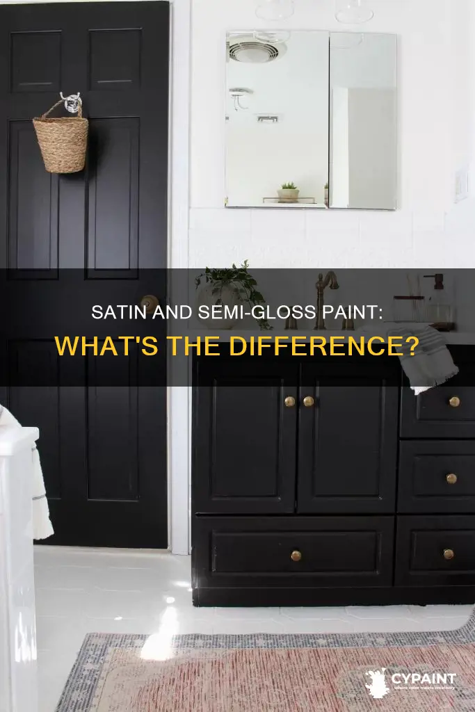 is satin finish paint the same as semi gloss