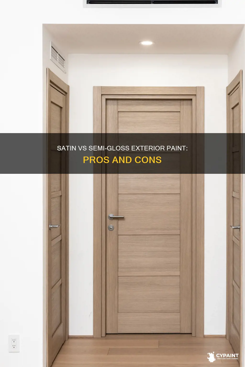 is satin or semi gloss better for exterior paint