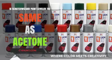 ScratchWizard Paint Leveler vs. Acetone: Are They Interchangeable?