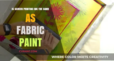 Screen Printing Ink vs Fabric Paint: What's the Difference?