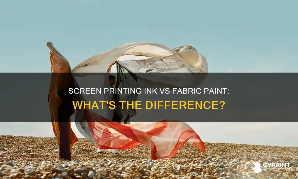 is screen printing ink the same as fabric paint