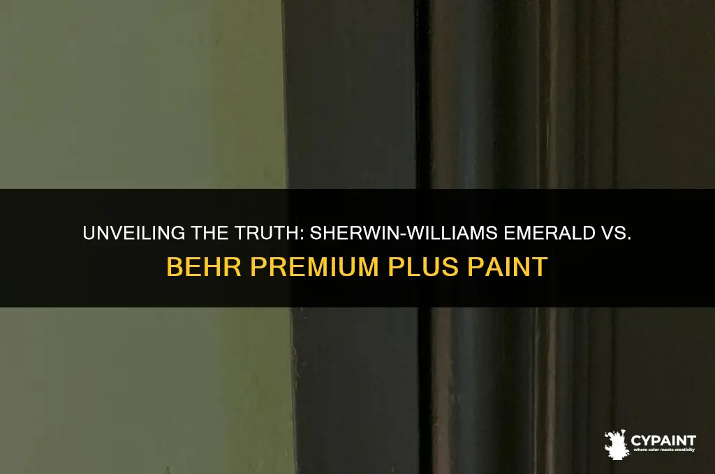 is sherwin williams emerald paint better than behr