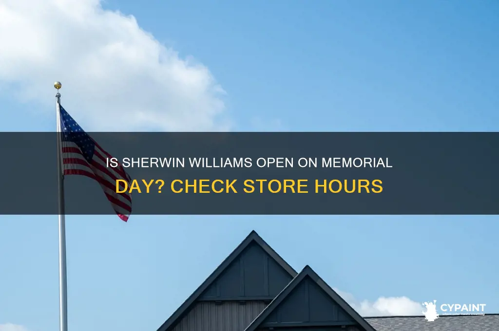 Sherwin Williams Open Today