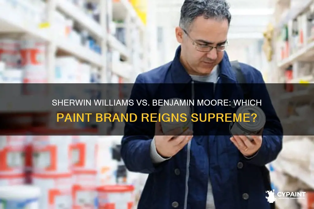 is sherwin williams or benjamin moore paint better
