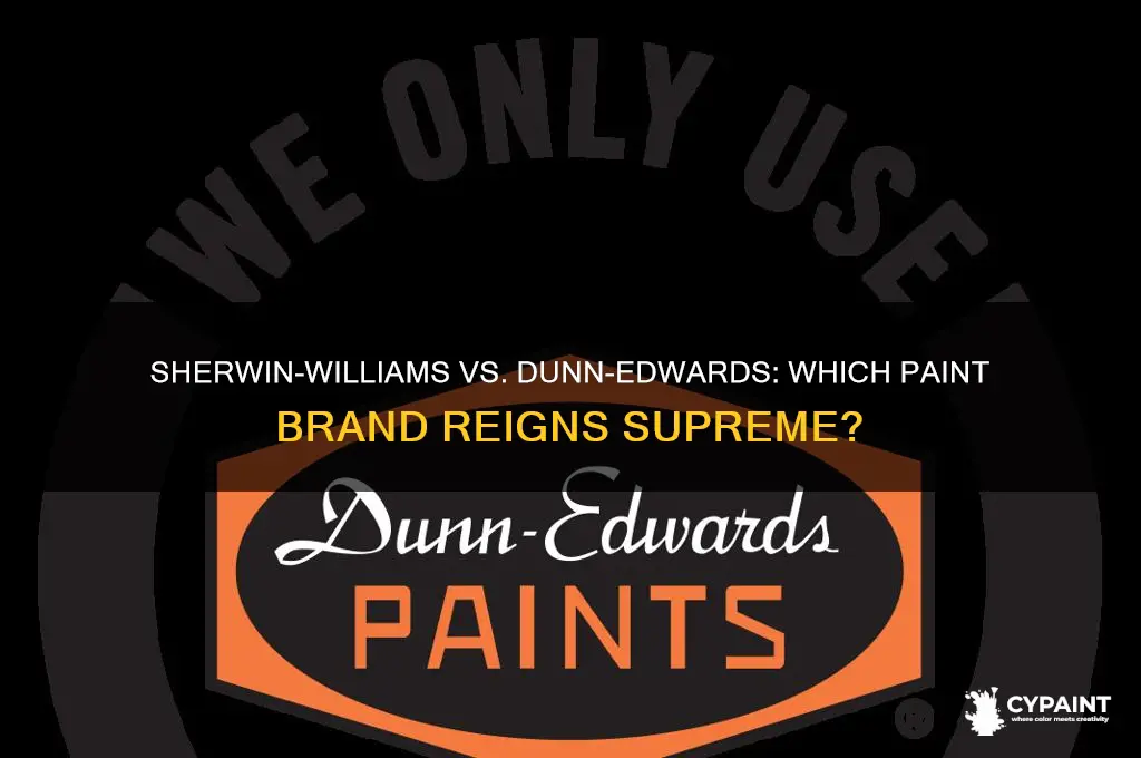 is sherwinn williams or dunn edwards better paint