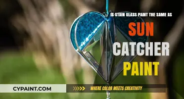 Exploring the Differences: Stain Glass Paint vs. Sun Catcher Paint