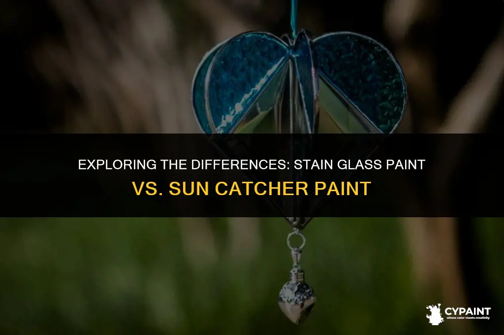 is stain glass paint the same as sun catcher paint