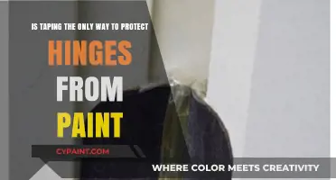 Beyond Tape: Exploring Alternative Methods to Protect Hinges During Painting