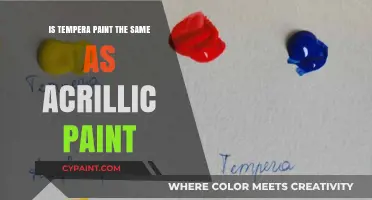 Tempera vs. Acrylic Paint: Unraveling the Differences and Similarities