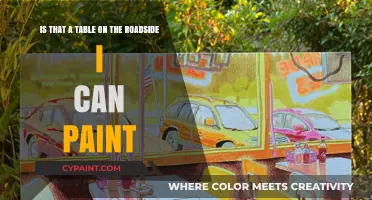Roadside Discovery: Transforming a Found Table with Paint