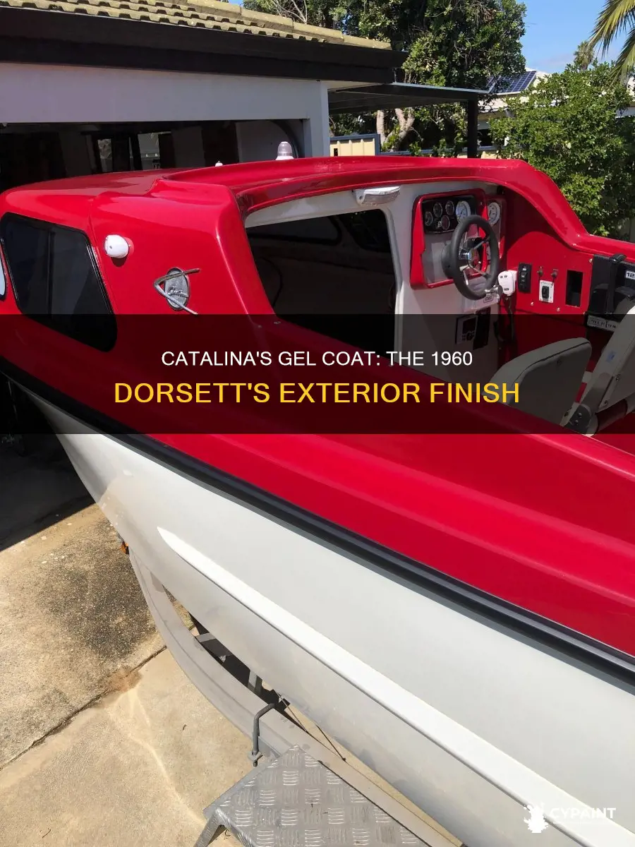 is the 1960 dorsett catalina gel coat or paint