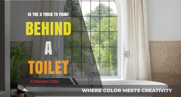 How to Paint Behind a Toilet: The Easy Way