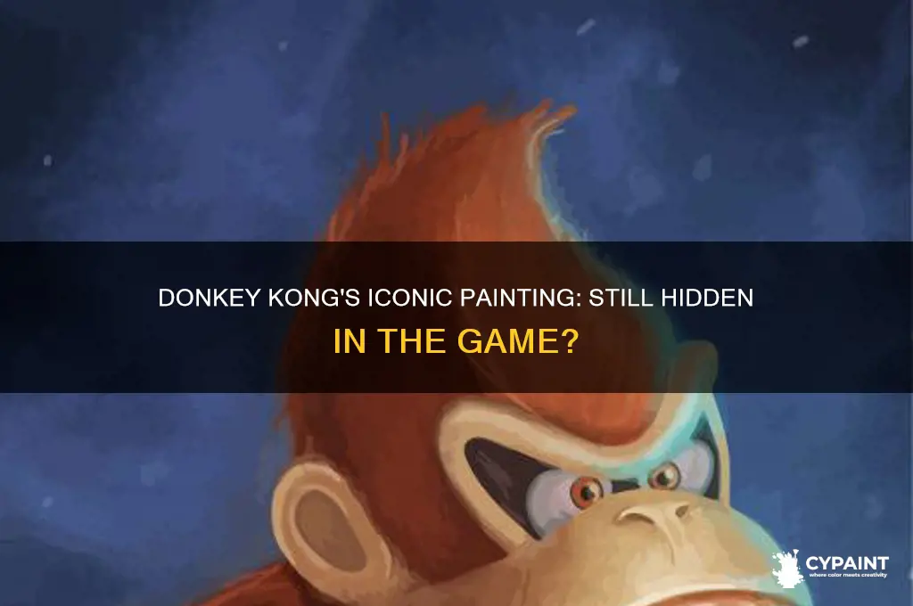 is the donkey kong painting still in donkey