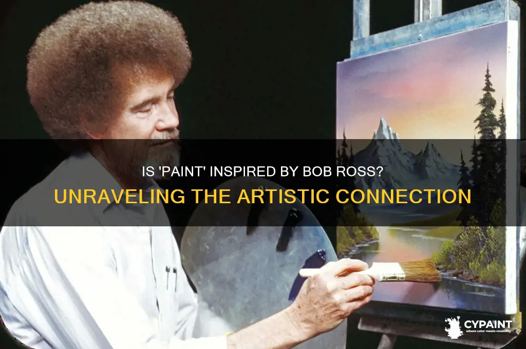 is the film paint based on bob ross
