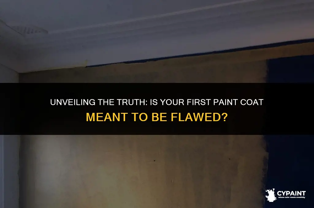 is the first coat of paint supposed to look bad