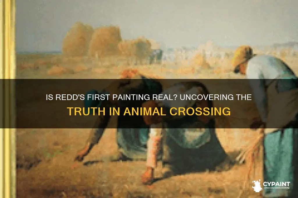 is the first painting redd gives you real