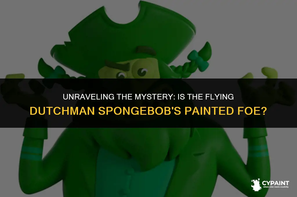 is the flying dutchman the man in the painting spongebob