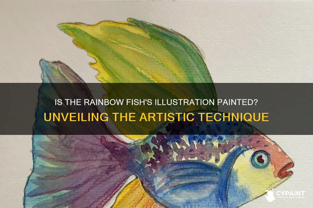 is the illustration in the rainbow fish painted
