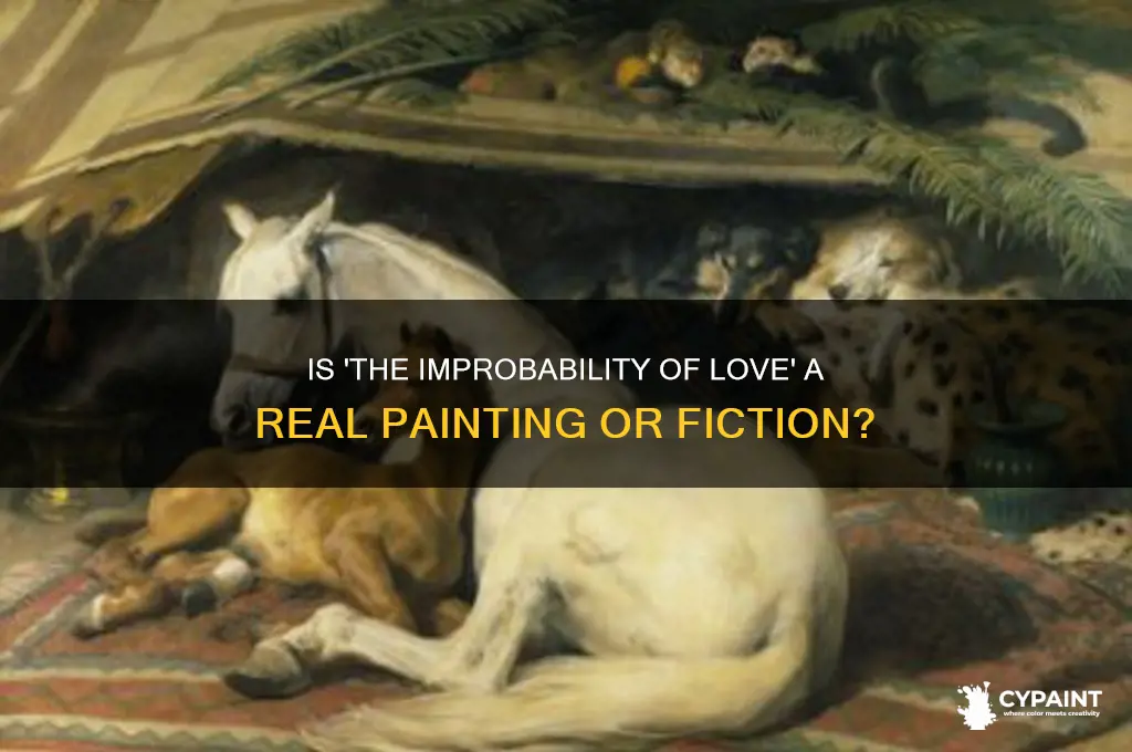 is the improbability of love a real painting