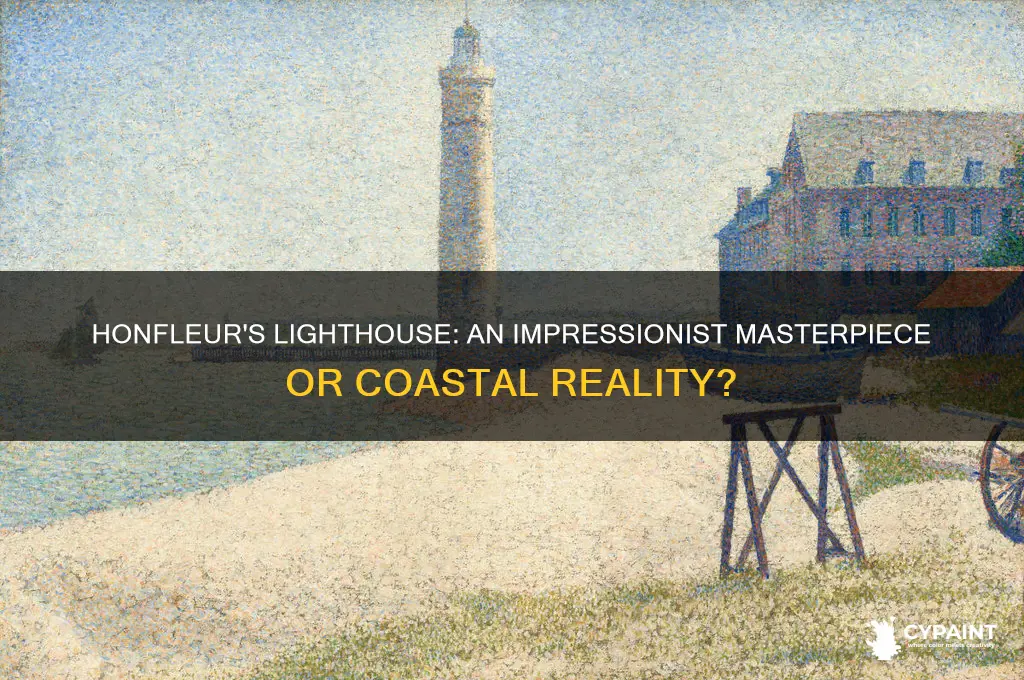 is the lighthouse at honfluer an impressionist painting