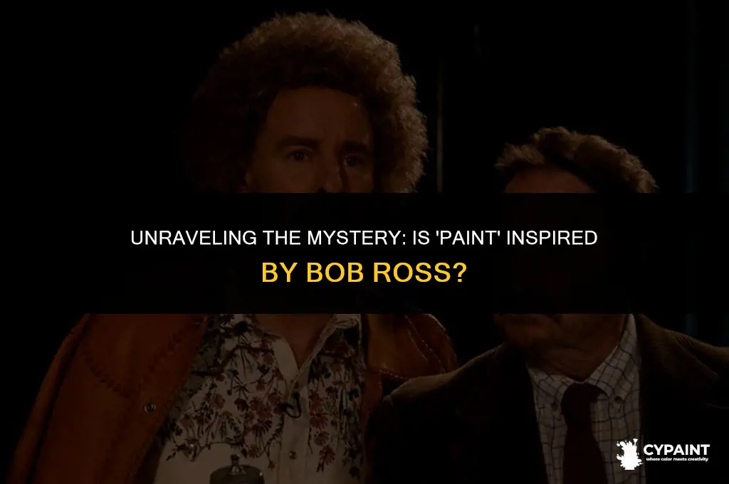 is the movie paint supposed to be about bob ross