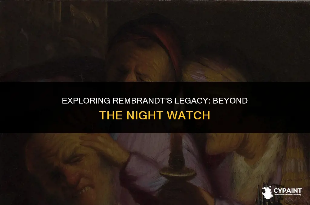 is the night watch the only painting that included rembrandt