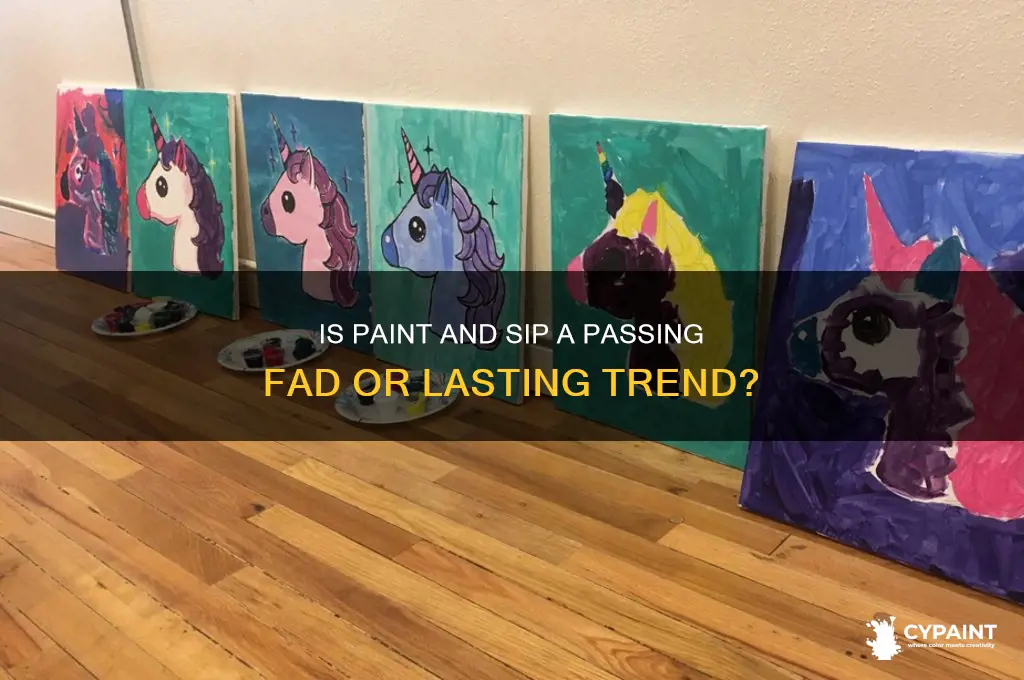 is the paint and sip industry a fad