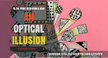 Invisible Man's Paint: Optical Illusion or Not?
