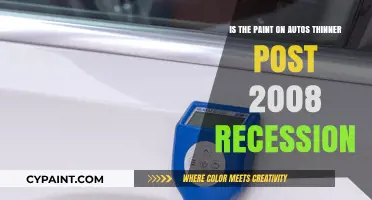 Auto Paint Thickness: Pre vs Post-2008 Recession