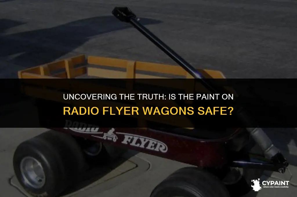 is the paint on the radio flyer small wagons dangerous